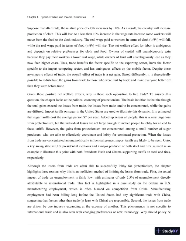 International Trade: Theory and Policy, 11th Edition Solution Manual - Page 18 preview image
