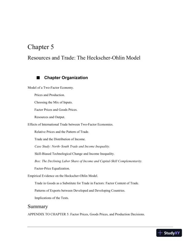 International Trade: Theory and Policy, 11th Edition Solution Manual - Page 24 preview image