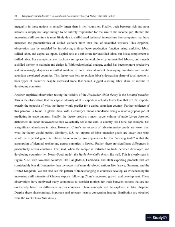 International Trade: Theory and Policy, 11th Edition Solution Manual - Page 27 preview image