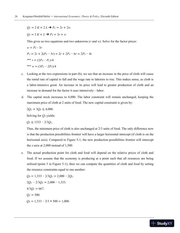 International Trade: Theory and Policy, 11th Edition Solution Manual - Page 29 preview image