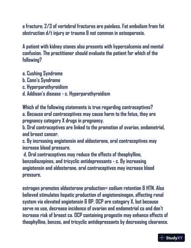 BARKLEY 3P Practice Exam with Answers (92 Solved Questions) - Page 4 preview image