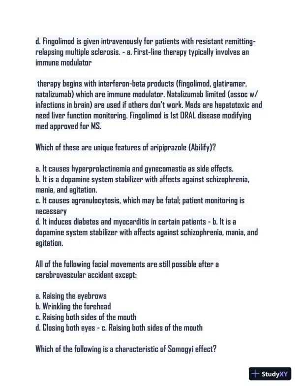 BARKLEY 3P Practice Exam with Answers (92 Solved Questions) - Page 7 preview image
