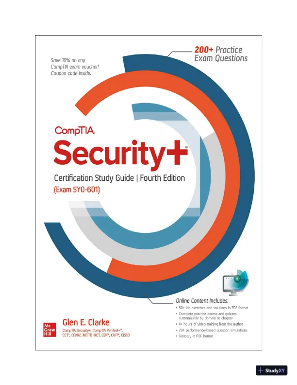 CompTIA Security+ Certification Bundle Exam SY0-601 (2022) - Page 12 preview image