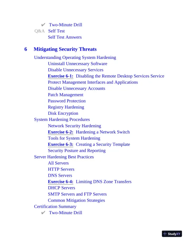 CompTIA Security+ Certification Bundle Exam SY0-601 (2022) - Page 27 preview image