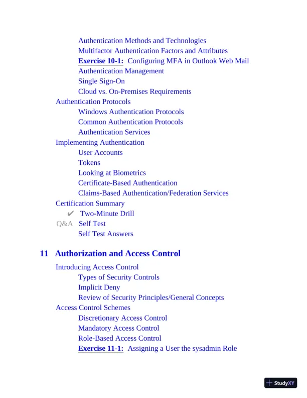 CompTIA Security+ Certification Bundle Exam SY0-601 (2022) - Page 31 preview image