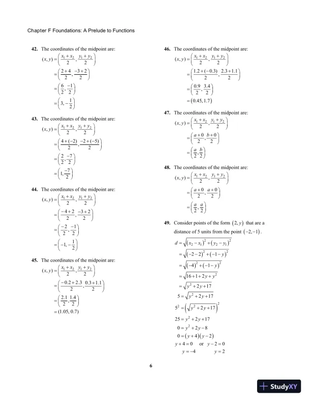 Solution Manual for Precalculus: Concepts Through Functions, A Unit Circle Approach to Trigonometry, 4th Edition - Page 12 preview image