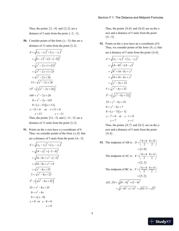 Solution Manual for Precalculus: Concepts Through Functions, A Unit Circle Approach to Trigonometry, 4th Edition - Page 13 preview image