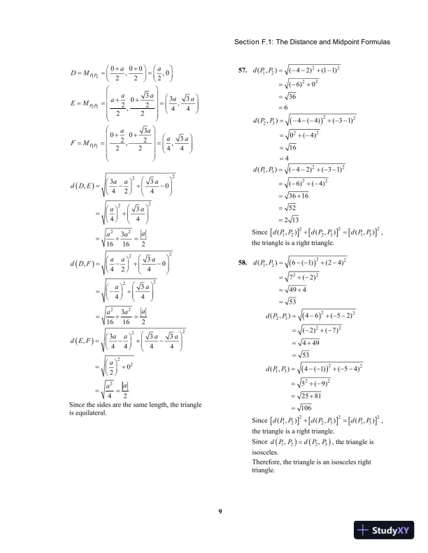 Solution Manual for Precalculus: Concepts Through Functions, A Unit Circle Approach to Trigonometry, 4th Edition - Page 15 preview image