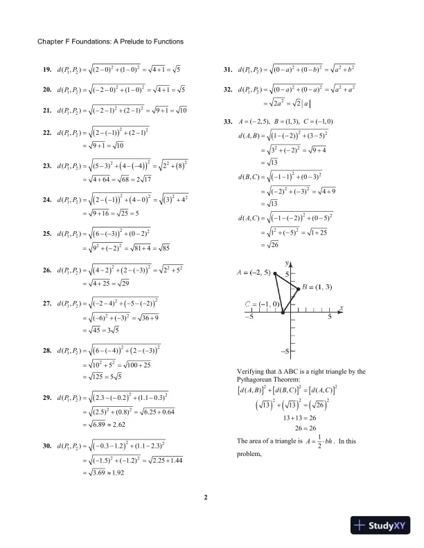 Solution Manual for Precalculus: Concepts Through Functions, A Unit Circle Approach to Trigonometry, 4th Edition - Page 8 preview image