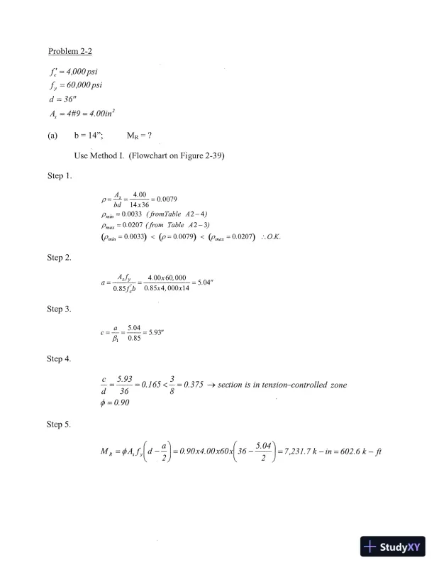 Solution Manual for Concrete Structures, HAR/CDR Edition - Page 14 preview image