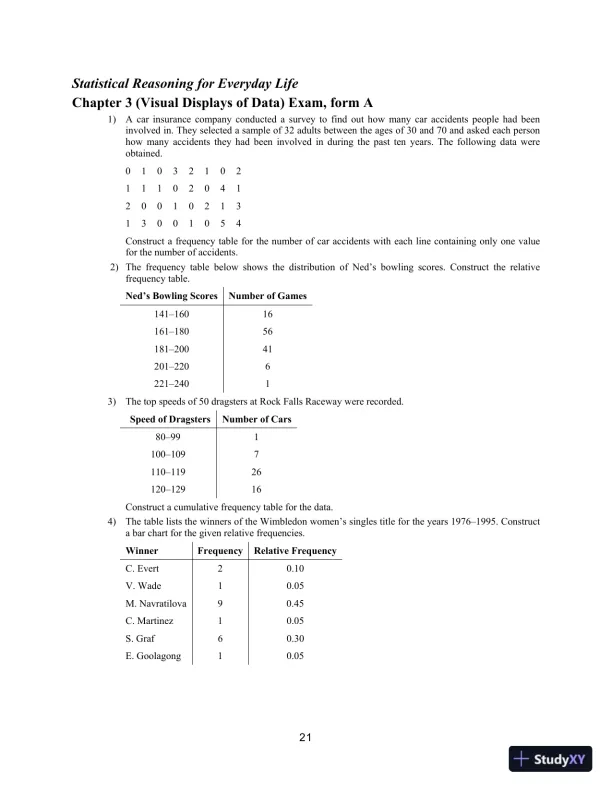 Statistical Reasoning for Everyday Life, 5th Edition Test Bank - Page 24 preview image