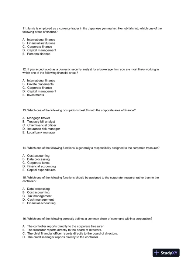 Essentials of Corporate Finance (Mcgraw-hill/Irwin Series in Finance, Insurance, and Real Estate) 9th Edition Test Bank - Page 4 preview image