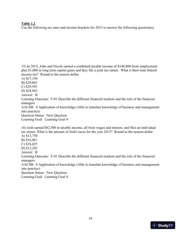 Test Bank For Fundamentals of Investing, 13th Edition - Page 15 preview image