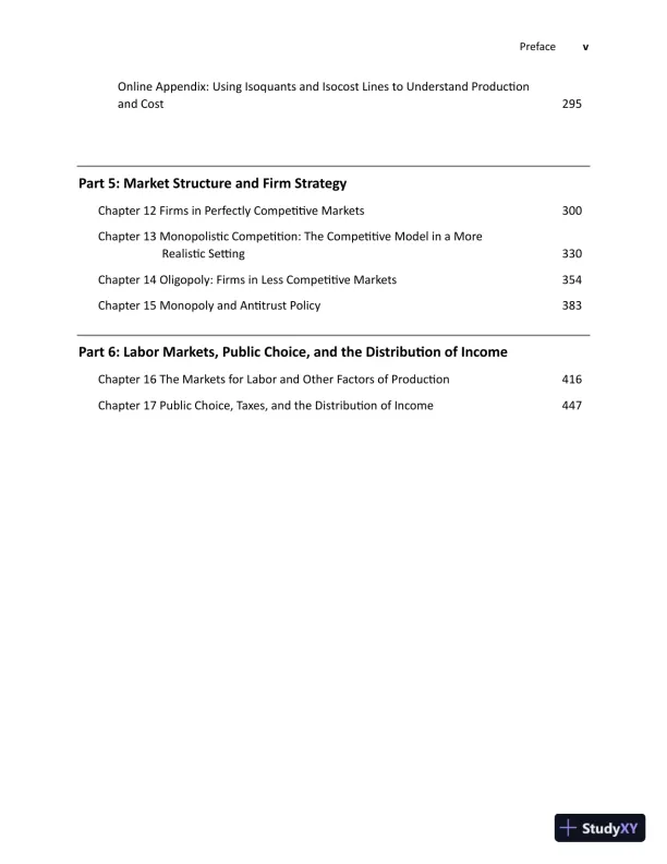 Solution Manual for Microeconomics, 8th edition - Page 4 preview image