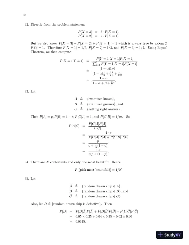 Solution Manual For Probability, Statistics, and Random Processes for Engineers, 4th Edition - Page 13 preview image