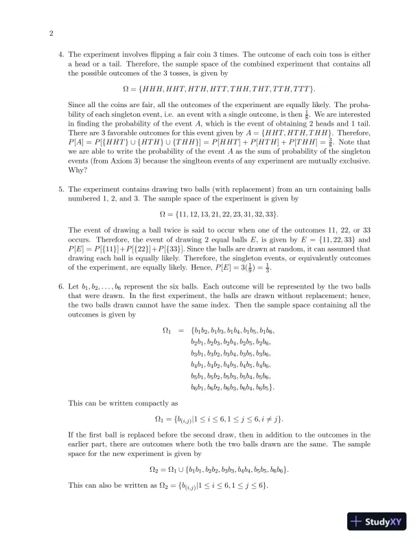 Solution Manual For Probability, Statistics, and Random Processes for Engineers, 4th Edition - Page 3 preview image