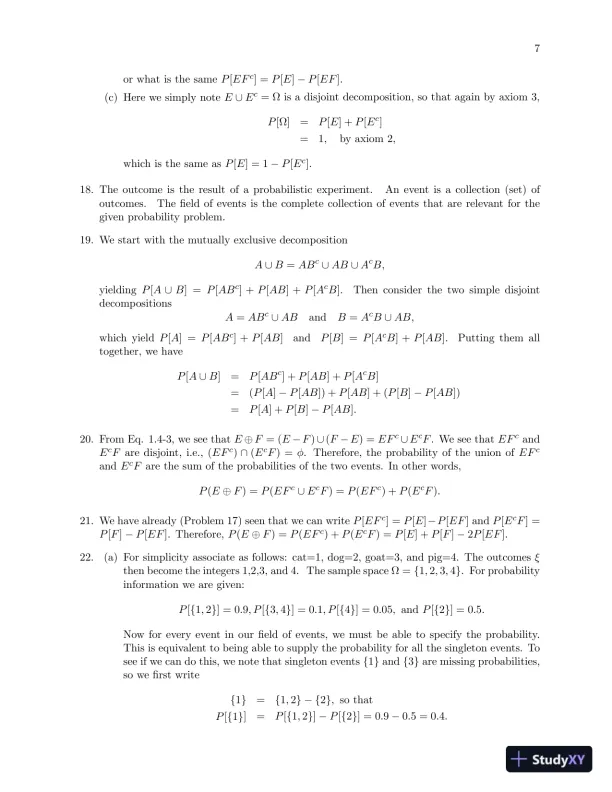 Solution Manual For Probability, Statistics, and Random Processes for Engineers, 4th Edition - Page 8 preview image