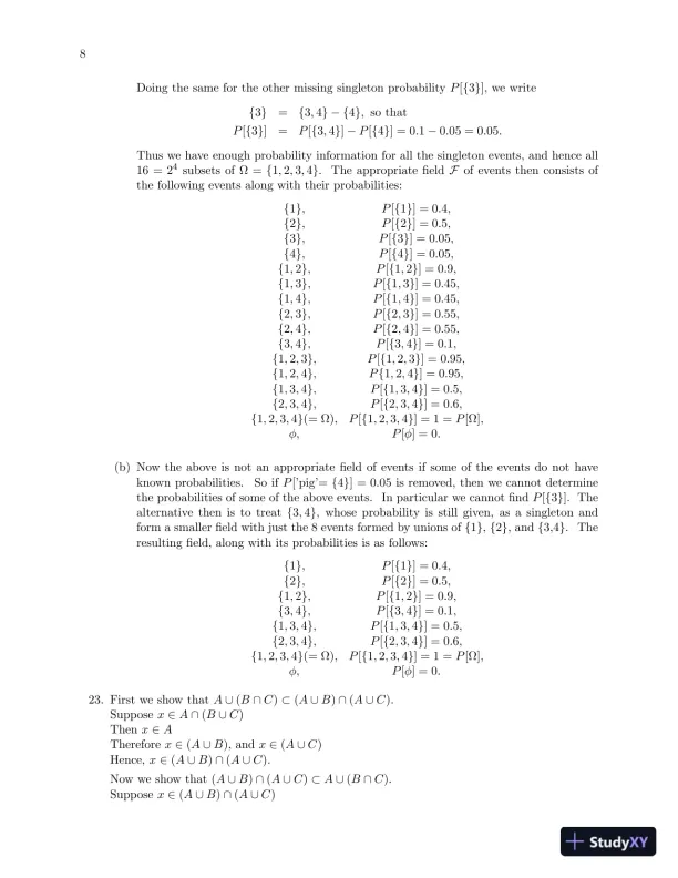 Solution Manual For Probability, Statistics, and Random Processes for Engineers, 4th Edition - Page 9 preview image