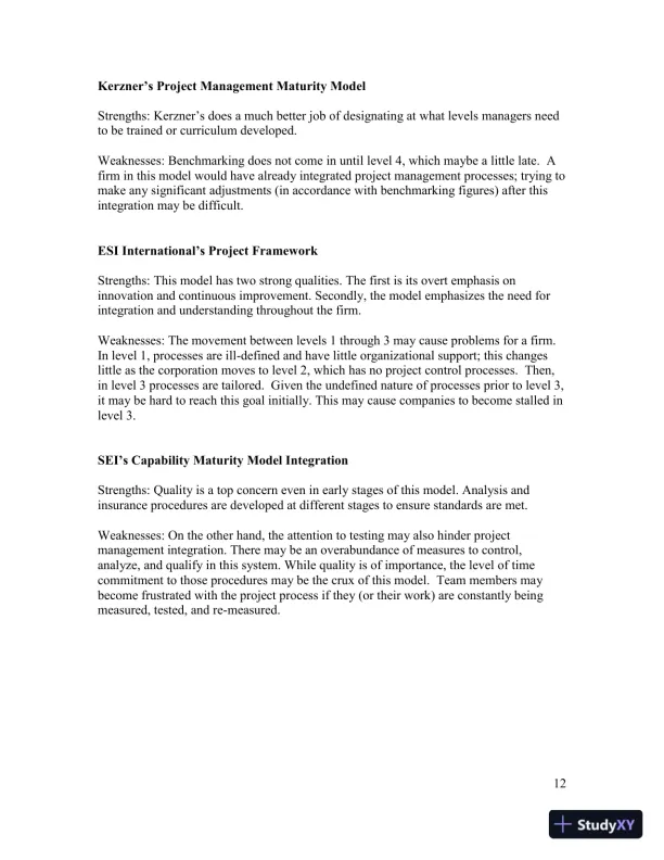Solution Manual for Project Management: Achieving Competitive Advantage, 5th Edition - Page 14 preview image