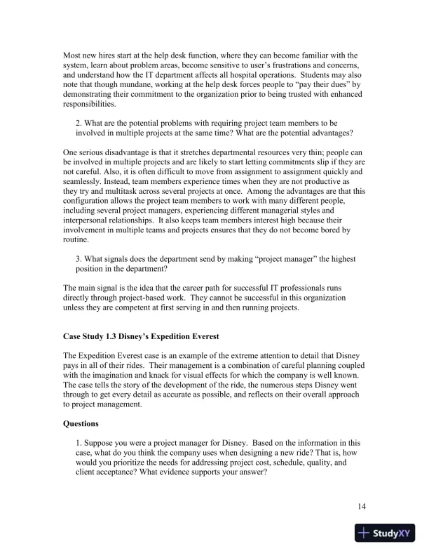 Solution Manual for Project Management: Achieving Competitive Advantage, 5th Edition - Page 16 preview image