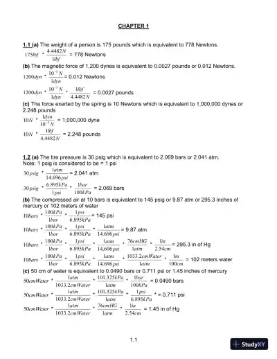 Solution Manual For Introduction To Engineering Experimentation, 3rd Edition - Page 1 preview image