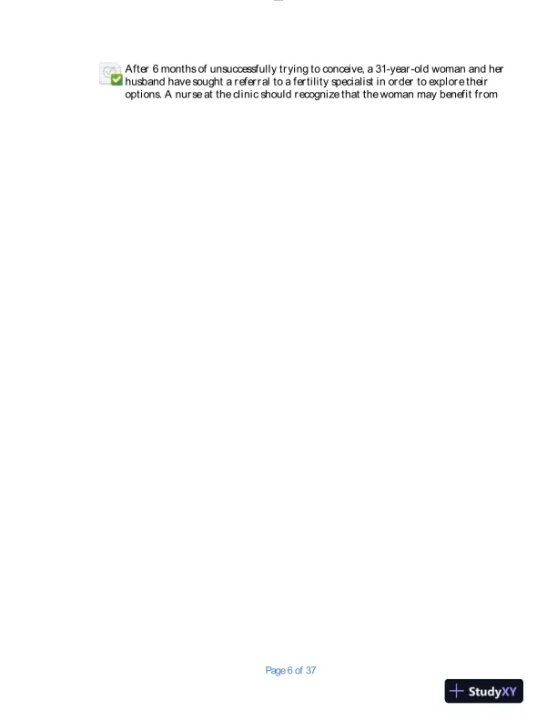 2020 NURS6521 Walden University Advanced Pharmacology Final Exam With Answers (100 Solved Questions) - Page 6 preview image