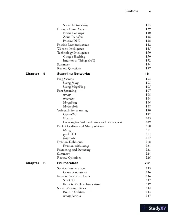 CEH v12 Certified Ethical Hacker Study Guide with 750 Practice Test Questions (2023) - Page 12 preview image