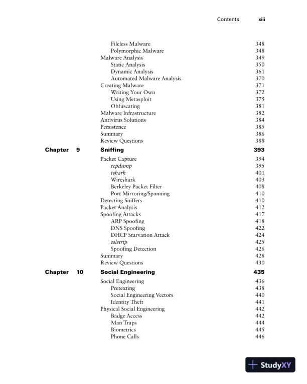 CEH v12 Certified Ethical Hacker Study Guide with 750 Practice Test Questions (2023) - Page 14 preview image