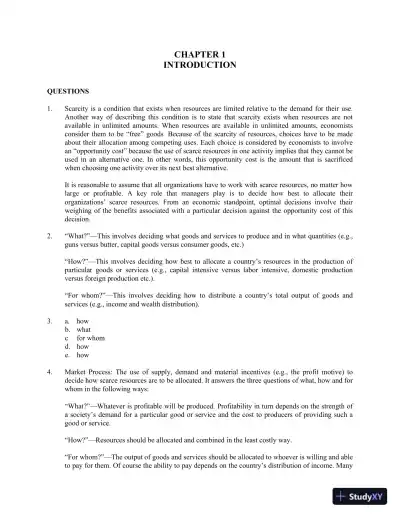 Solution Manual For Managerial Economics: Economic Tools for Today's Decision Makers, 7th Edition - Page 1 preview image