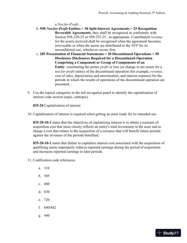 Solution Manual for Accounting And Auditing Research: Tools And Strategies , 9th Edition - Page 22 preview image