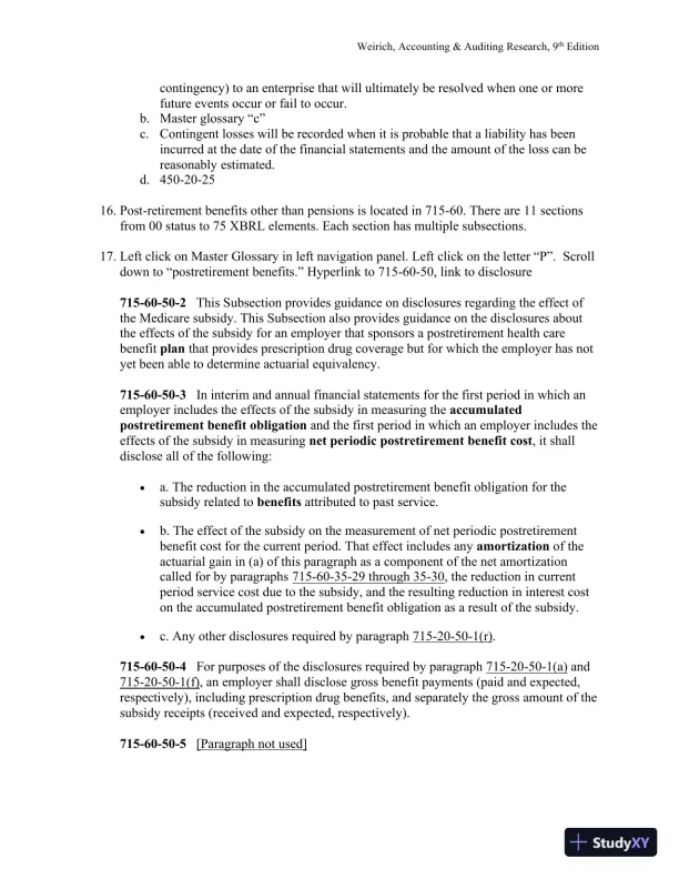 Solution Manual for Accounting And Auditing Research: Tools And Strategies , 9th Edition - Page 24 preview image