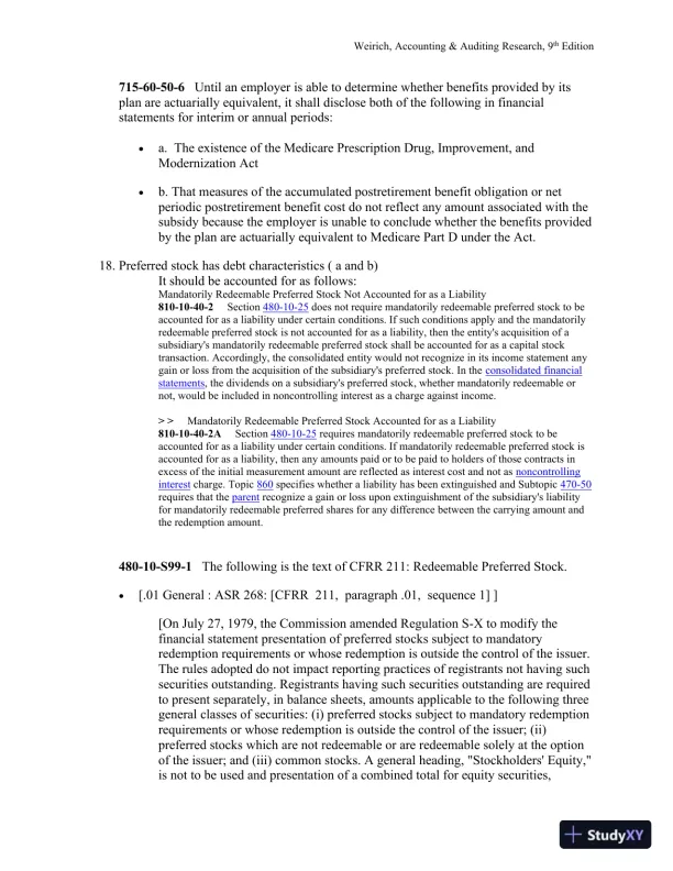 Solution Manual for Accounting And Auditing Research: Tools And Strategies , 9th Edition - Page 25 preview image