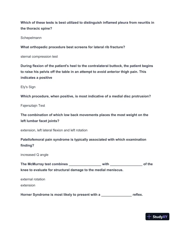 2024-2025 NBCE Practice test with Answers (303 Solved Questions) - Page 4 preview image
