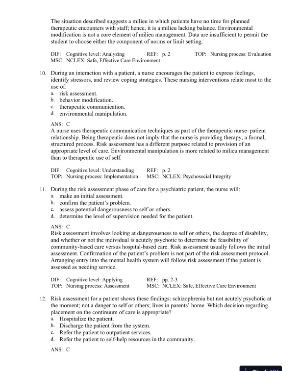 Test Bank For Principles of Anatomy and Physiology, 15th Edition - Page 5 preview image