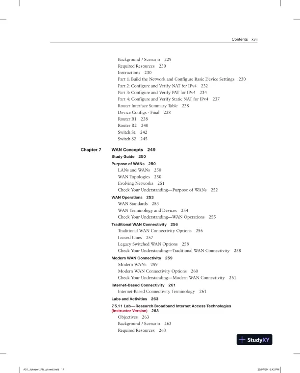 Lecture Notes for Enterprise Networking, Security, and Automation Labs and Study Guide (CCNAv7) - Page 14 preview image