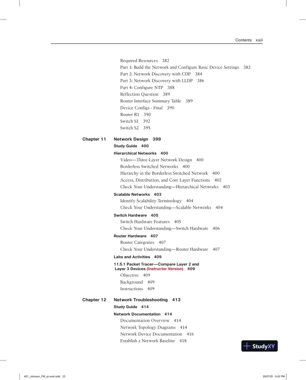 Lecture Notes for Enterprise Networking, Security, and Automation Labs and Study Guide (CCNAv7) - Page 20 preview image