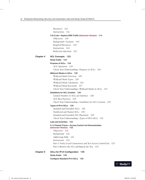 Lecture Notes for Enterprise Networking, Security, and Automation Labs and Study Guide (CCNAv7) - Page 9 preview image