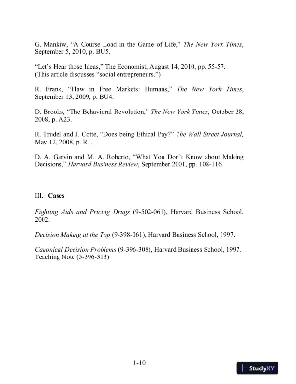 Solution Manual for Managerial Economics, 8th Edition - Page 11 preview image