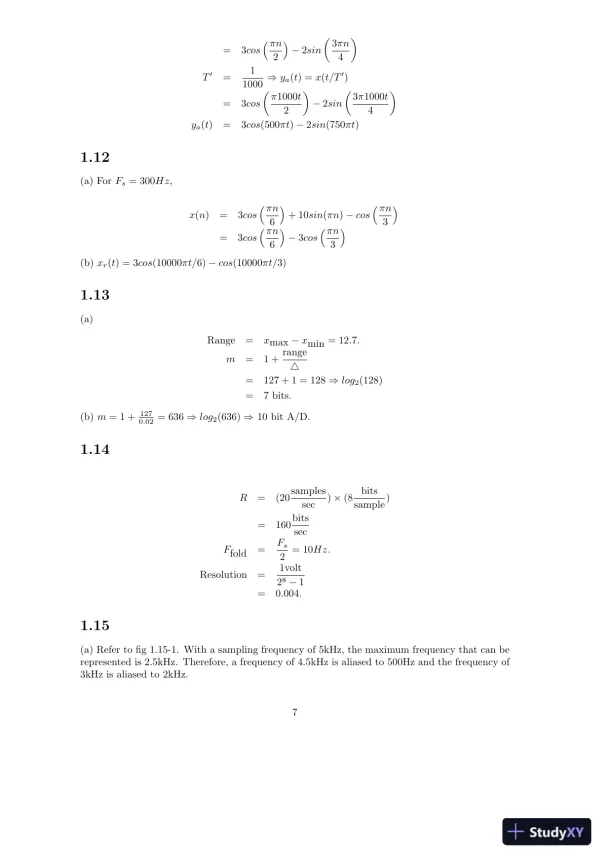 Solution Manual For Digital Signal Processing, 4th Edition - Page 6 preview image