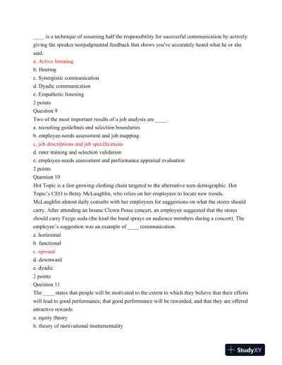 Hcc Man1021 Final Exam - Page 4 preview image