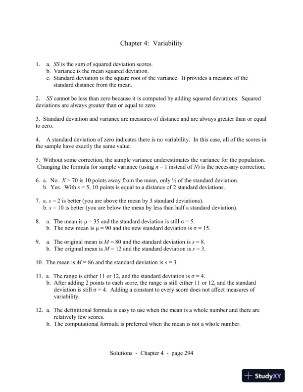 Statistics For The Behavioral Sciences, 9th Edition Solution Manual - Page 16 preview image