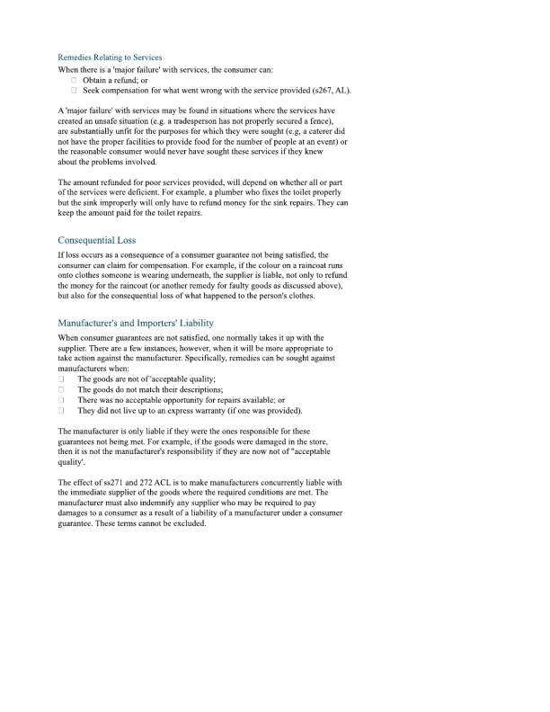 Contract and Consumer Protection Law - Page 12 preview image