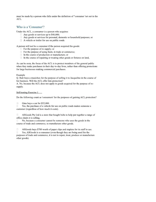 Contract and Consumer Protection Law - Page 4 preview image
