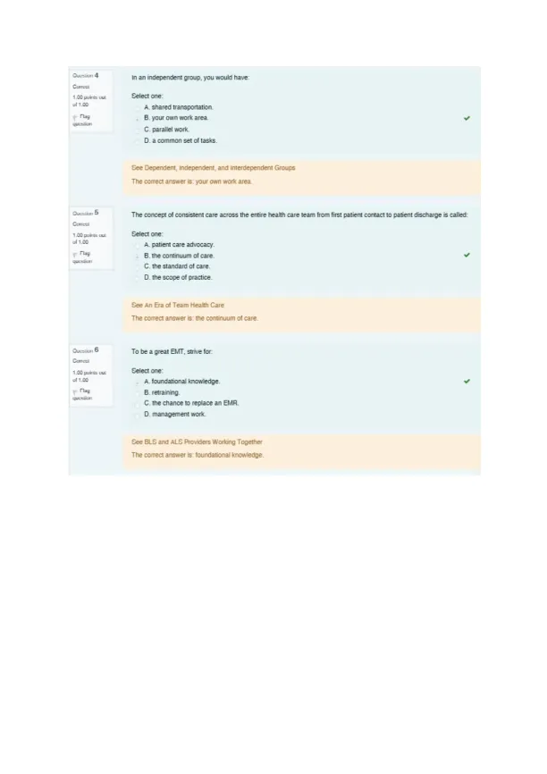 Critical Thinking in Emergency Medical Services Ke - Page 2 preview image