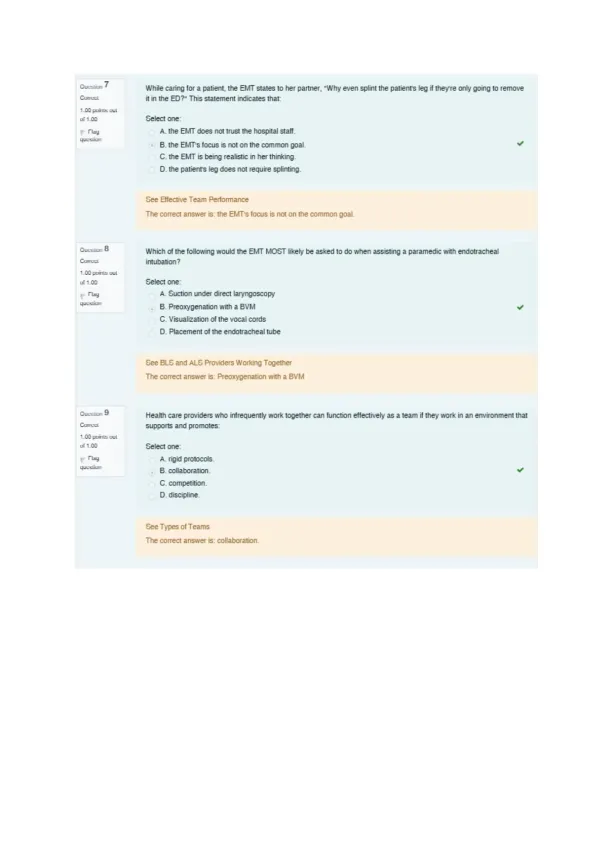 Critical Thinking in Emergency Medical Services Ke - Page 3 preview image