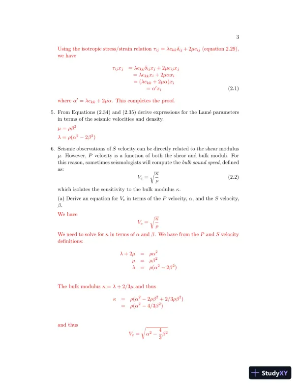 Solution Manual for Introduction to Seismology, 3rd Edition - Page 7 preview image