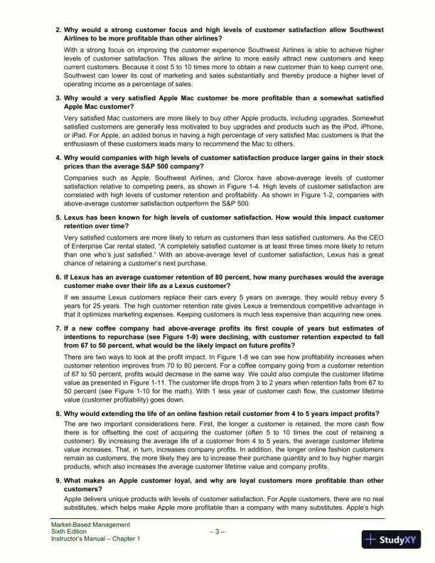 Solution Manual for Market-Based Management, 6th Edition - Page 11 preview image