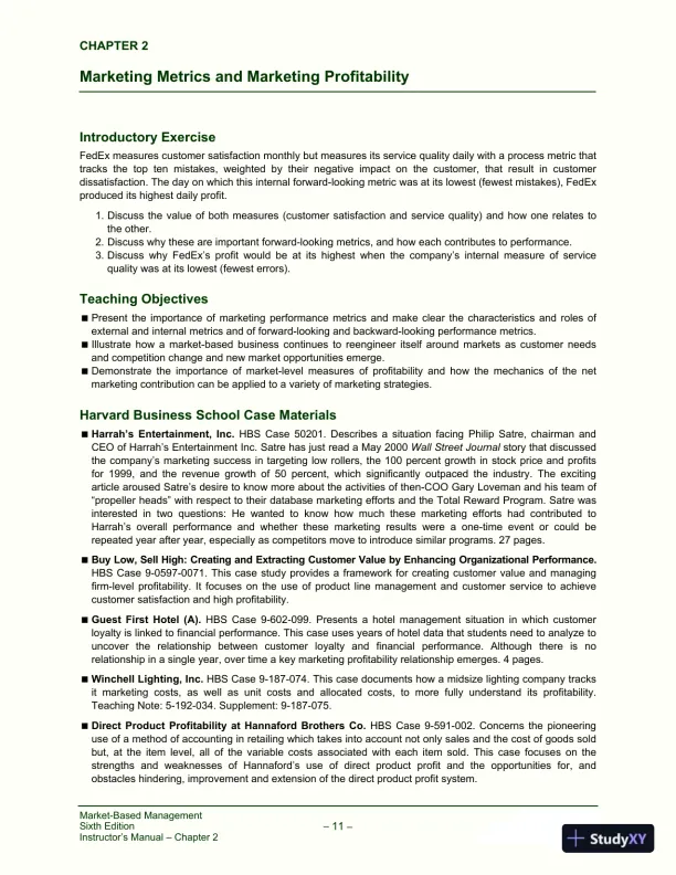 Solution Manual for Market-Based Management, 6th Edition - Page 19 preview image