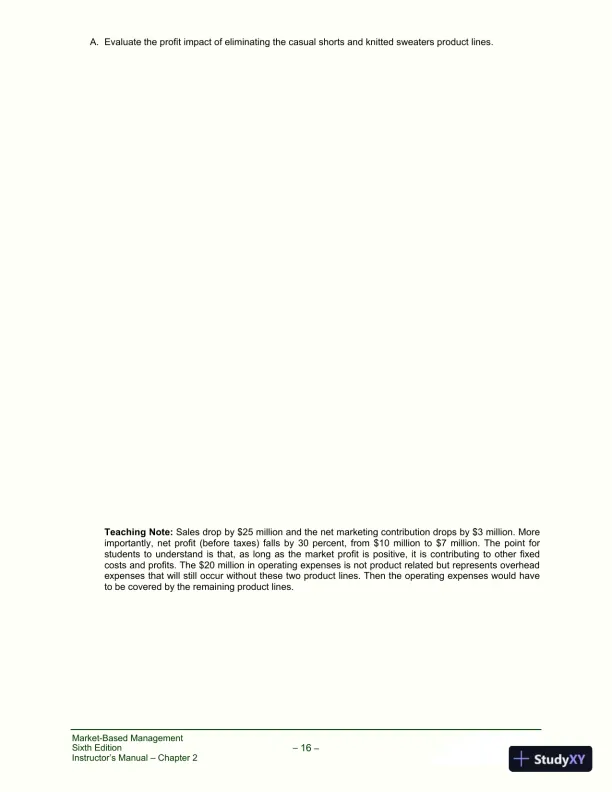 Solution Manual for Market-Based Management, 6th Edition - Page 24 preview image