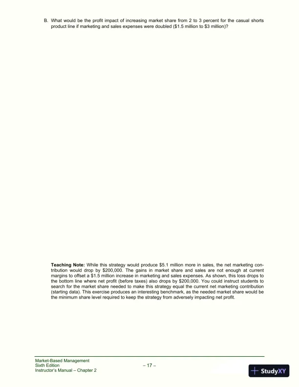 Solution Manual for Market-Based Management, 6th Edition - Page 25 preview image